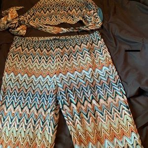 Fashion nova Halter top and pants set